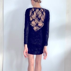 Black Leather&Raw Lace🖤Rag And Bone Dress🖤 WORLD’S COOLEST PARTY DRESS🖤🖤🖤